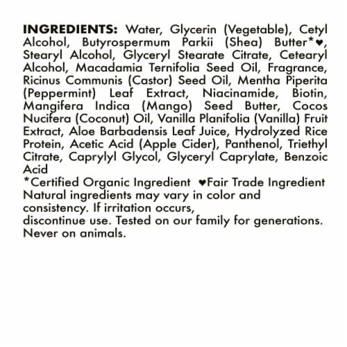 SheaMoisture Jamaican Black Castor Oil Strengthen and Restore Smoothie Perspective: right