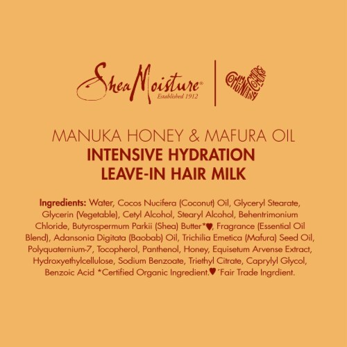 SheaMoisture Hydration Manuka Honey and Mafura Oil Hair Milk, 8 fl oz -  City Market