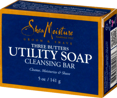 Shea Moisture Three Butters Utility Soap Cleansing Bar Perspective: right