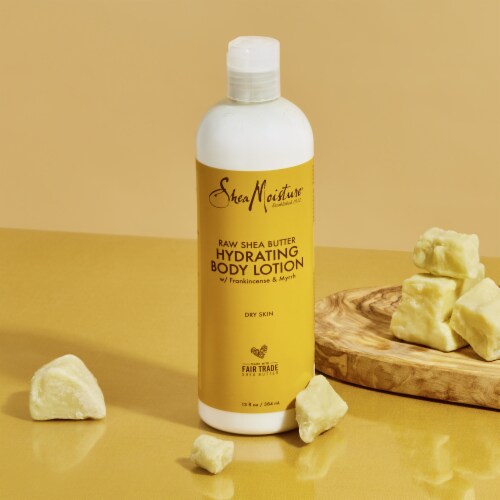 Shea Moisture® Paraben-Free Raw Shea Butter Hydrating Body Lotion for Dry Skin Perspective: right