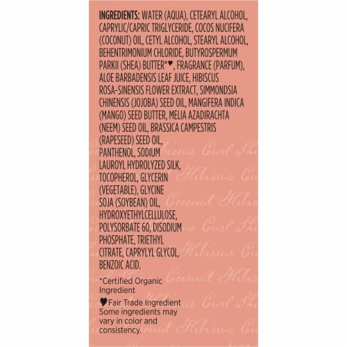 SheaMoisture Curl & Shine Coconut & Hibiscus Conditioner, Travel Size Perspective: right