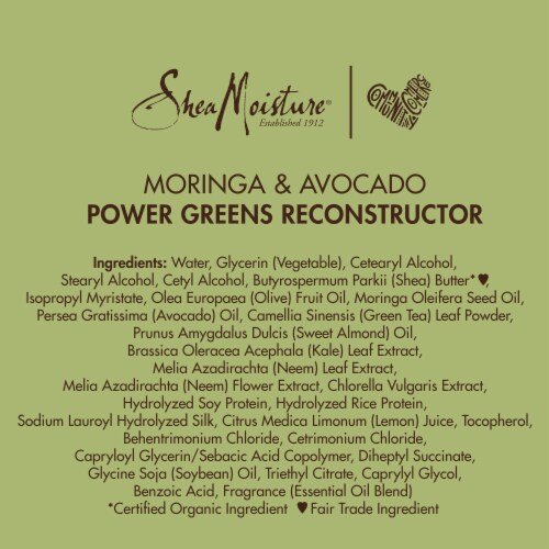 Shea Moisture® Power Greens Moringa & Avocado Reconstructor for Curly Hair Perspective: right