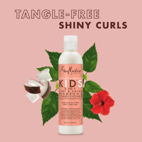 SheaMoisture Coconut and Hibiscus Two in One Shampoo and Conditioner Perspective: right