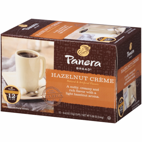 Panera Hazelnut Creme Single Serve Coffee Cups Perspective: right