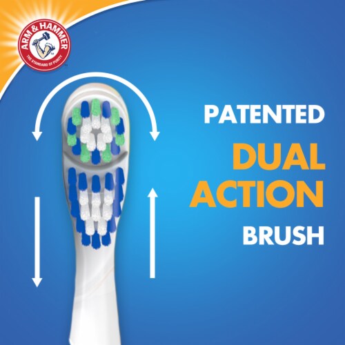 Spinbrush Pro+Gum Health Electric Battery Powered Adult Toothbrush Soft Bristles Aids Plaque Removal Perspective: right