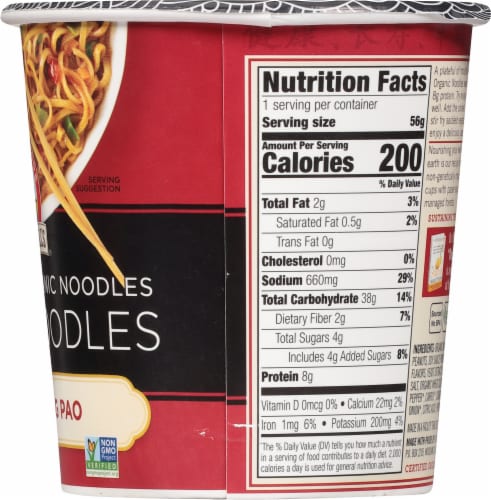 Dr. McDougall's Spicy Kung Pao Asian Noodles Perspective: right