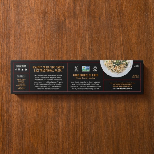 Dreamfields Vegan with Fiber Spaghetti Pasta Perspective: right