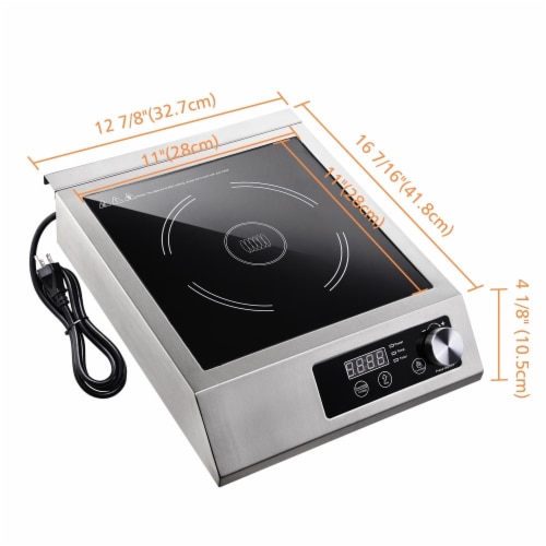 New Electric Cooktop One Burner Portable Electric Stove Top Touch Screen  220V