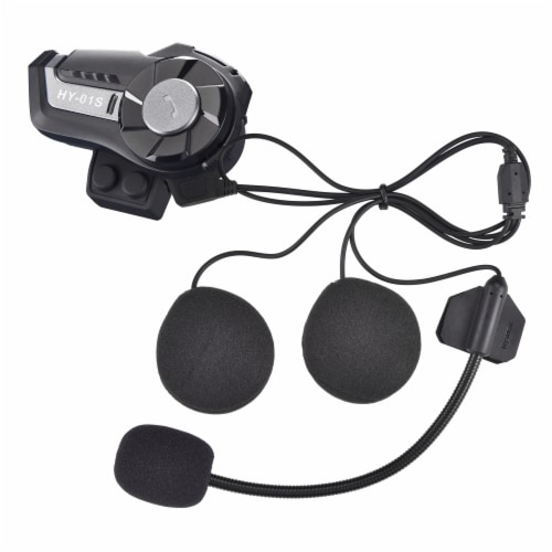 AHR RUN-F Full Face Dual Visors Motorcycle Helmet with Bluetooth Headset DOT Perspective: right