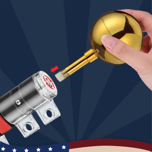 Yescom EZ GO 20ft Telescopic Flag Pole Kit Upgade Otating