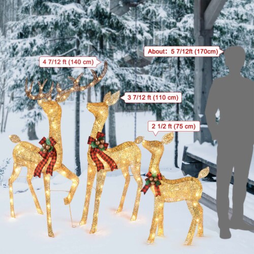 Christmas shop deer outdoor