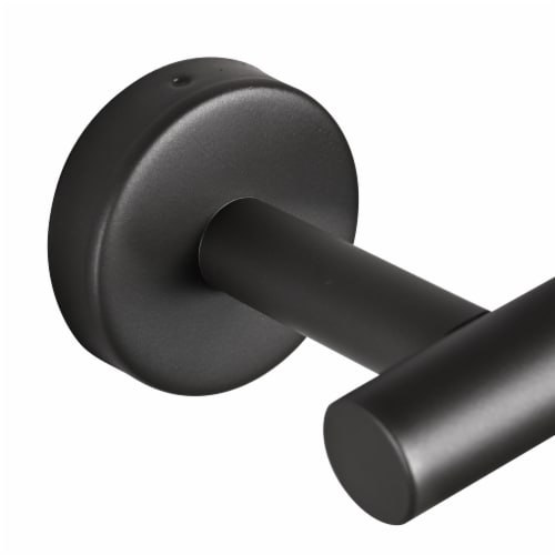 Aquaterior 5-Piece Bathroom Hardware Set Wall Mount 15 Towel Bar Toilet Paper Holder Hook Perspective: right
