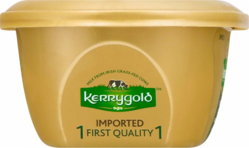 Kerrygold Naturally Softer Grass Fed Pure Irish Butter Tub Perspective: right