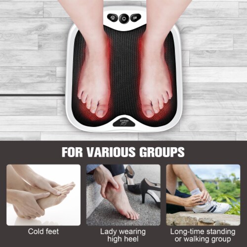 Snailax 2-in-1 Kneading Shiatsu Foot Warmer & Back Massager SL-522S, 1 -  Ralphs