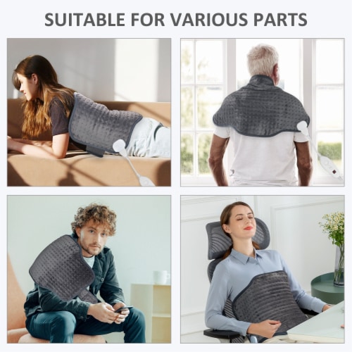 Snailax Heating Pad for Back Pain Relief -KH-019F3-2 Perspective: right