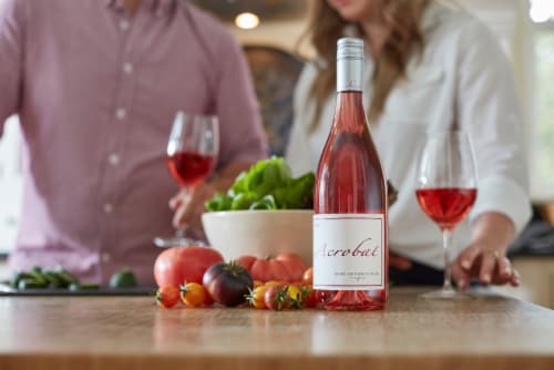 Acrobat Oregon Rose Wine Perspective: right