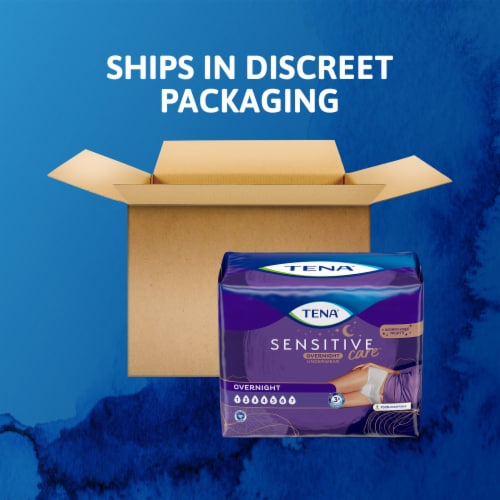 Tena Sensitive Care Overnight Underwear Large Perspective: right