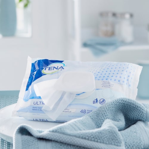 TENA ProSkin Wet Wipe with plastic lid