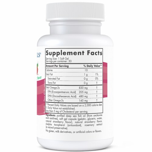 Nordic Naturals Daily DHA Soft Gels Perspective: right