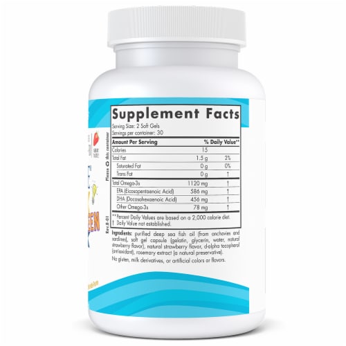 Nordic Naturals Ultimate Omega 2X Teen Mini Soft Gels Perspective: right
