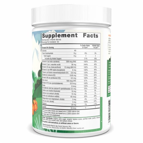 Nordic Naturals Nordic Berries Original Flavor Multivitamin Gummies Perspective: right