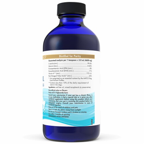 Nordic Naturals® Pet Cod Liver Oil Unflavored Liquid 4600mg Perspective: right