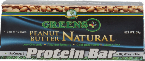 Greens Plus Peanut Butter Protein Bar Perspective: right