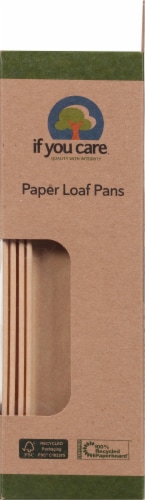 If You Care Paper Loaf Pans Perspective: right