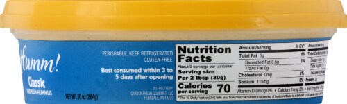 Garden Fresh Gourmet Classic Hummus 10 oz Perspective: right