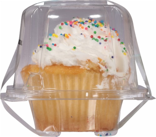 Kimberley's Bakeshoppe Vanilla Filled Gourmet Jumbo Cupcake Perspective: right
