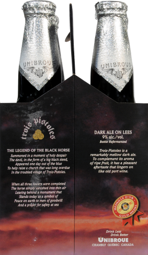 Unibroue Trois Pistoles Perspective: right