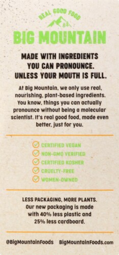 Big Mountain Foods The Original Veggie Patty Perspective: right
