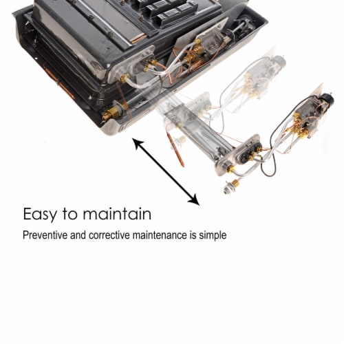 Martin Direct Vent Propane Wall Heater with Built In Thermostat, 8,000