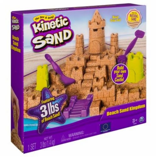 Kinetic Sand Beach Sand Kingdom Playset 10 units Foods Co