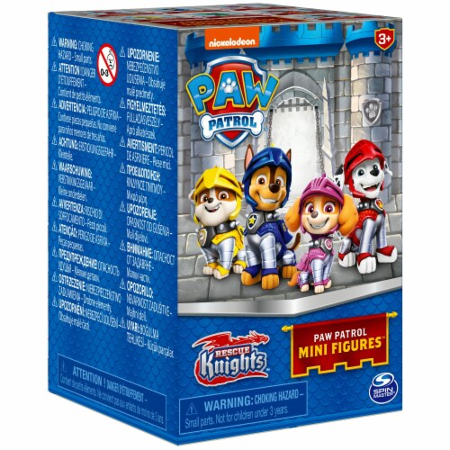 PAW Patrol: Rescue Knights, Surprise Mini Figures in Castle Container (Style May Vary) Perspective: right