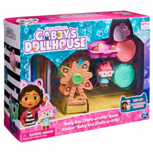 Gabby's Dollhouse Baby-Box Craft-A-Riffic Room Perspective: right