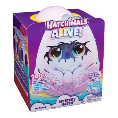 Hatchimals Alive!™ Mystery Hatch™ Egg Draggle Toy Perspective: right