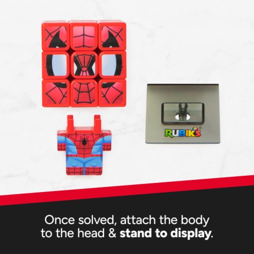 Rubik's Cube Marvel Spiderman Cuber Perspective: right