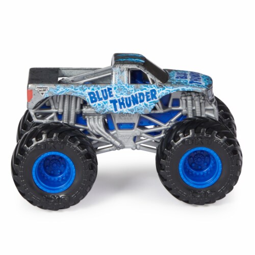 Spin Master Monster Jam Blue Thunder Toy Vehicle Perspective: right