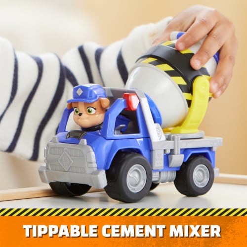 Spin Master Rubble & Crew™ Mix's Cement Mixer Toy Truck Perspective: right