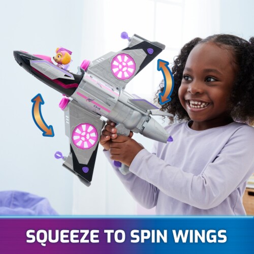 Nickelodeon Paw Patrol Skye Mighty Movie Jet Perspective: right