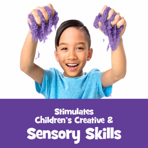 Kinetic Sand, The Original Moldable Sensory Play Sand, Purple Perspective: right