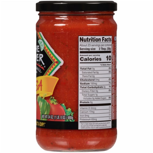 On The Border Medium Salsa Perspective: right