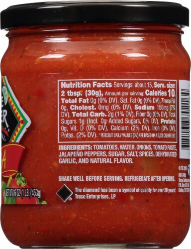 On The Border® Hot Salsa Perspective: right