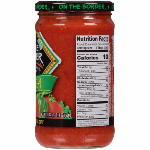 On The Border Mild Salsa Perspective: right
