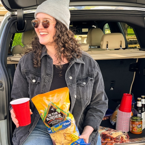 On The Border® Fiesta Dippin' Tortilla Chips Perspective: right