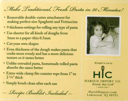 Fante's Great Aunt Gina's Pasta Machine Perspective: right