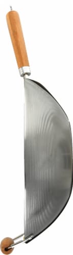 Helen's Kitchen Carbon Steel Wok Perspective: right