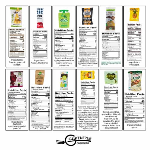 SNACK ATTACK PALEO SNACK BOX [25 COUNT] PALEO DIET SNACKS, GLUTEN FREE, DAIRY FREE, KOSHER Perspective: right