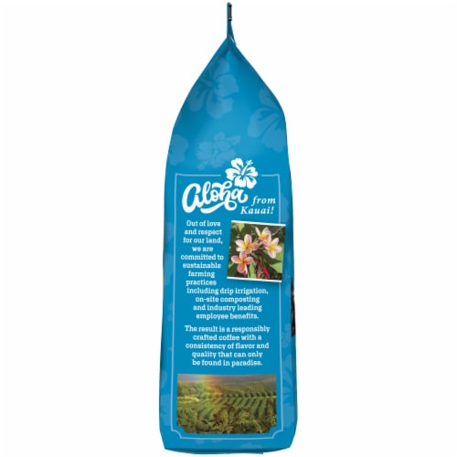 Kauai Coffee® Vanilla Macadamia Nut Ground Coffee Perspective: right